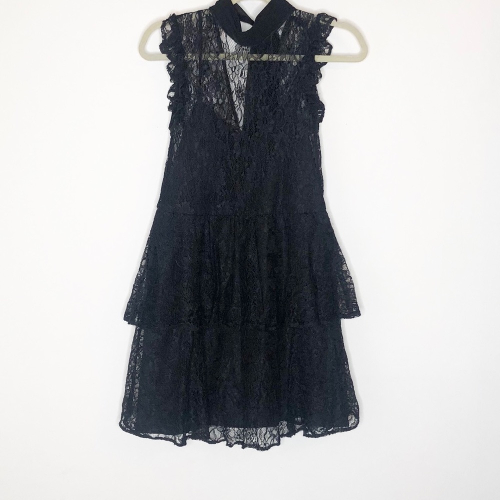 Bcbgeneration Bcbg lace dress black NWT - Picture 7 of 8